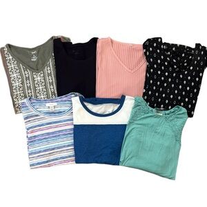 Stylish Women's Short Sleeve Tee Collection Size XL